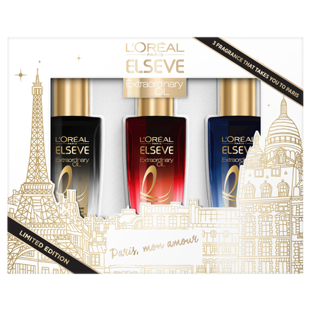 【12月1日発売】3本の限定ヘアオイルセット。ロレアルパリから